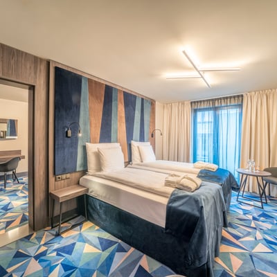 Luxury hotel with spa area