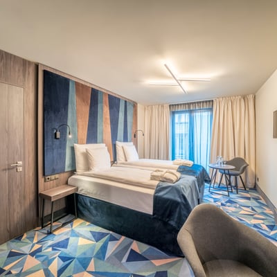 Luxury hotel with spa area