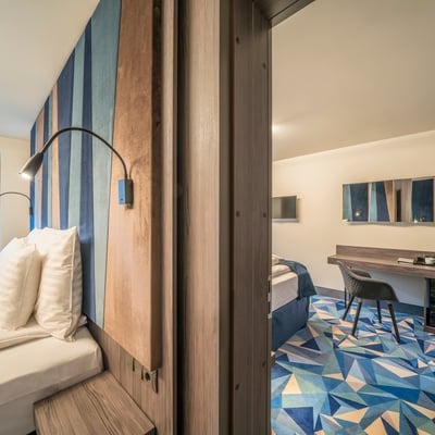 Luxury hotel with spa area