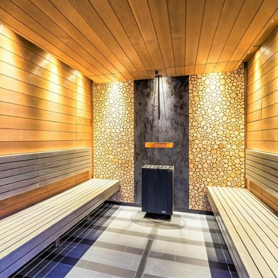 Luxury hotel with spa area