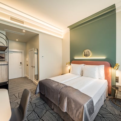 Luxury hotel with spa area