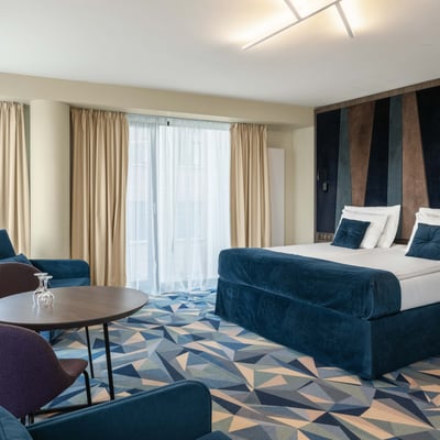 Luxury hotel with spa area
