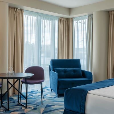 Luxury hotel with spa area