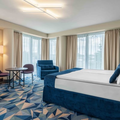 Luxury hotel with spa area