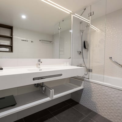 Luxury hotel with spa area