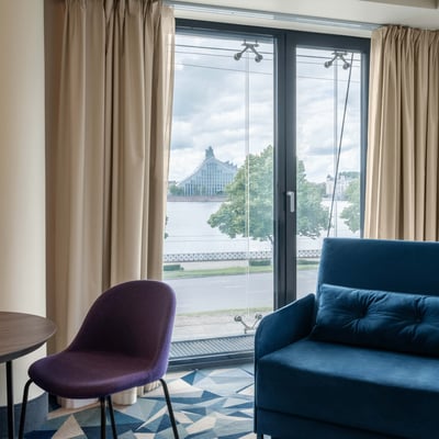 Luxury hotel with spa area