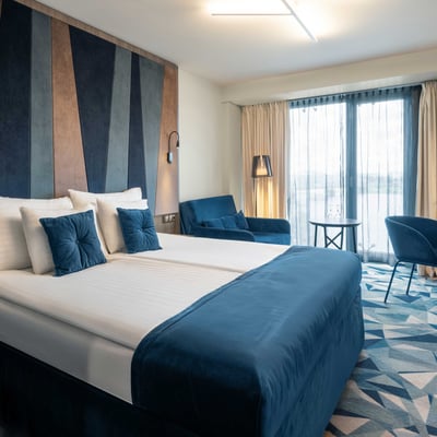 Luxury hotel with spa area