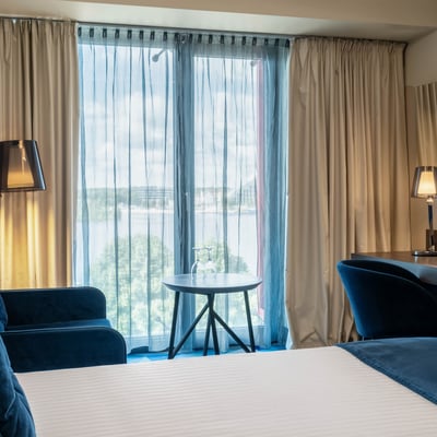 Luxury hotel with spa area