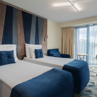 Luxury hotel with spa area