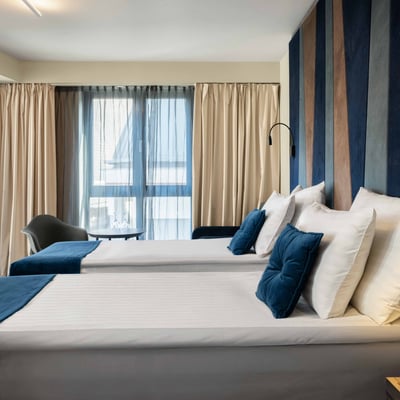 Luxury hotel with spa area